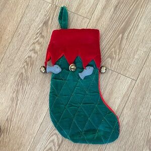 Vintage Cat Christmas Stocking